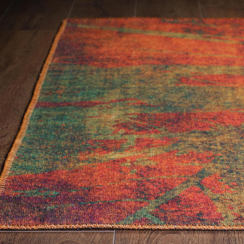 Luxurious Machine Washable Carpet, 100% Polyester, 7.5 x 10.8 Feet | Pile Height: 0.2 Inches, 1850 g/m² | Recycled Poly Cotton Underside, Easy Care, Perfect for Living Room & Bedroom, Soft & Durable Design