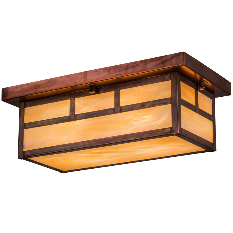 Mission 2 - Light Outdoor Flush Mount
