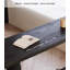 Table de bar rectangulaire en bois massif de style Wabi-Sabi-126609069
