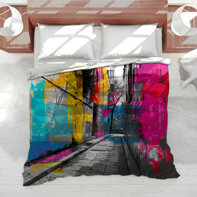 Édredon contemporain Graffiti Alley Bedding