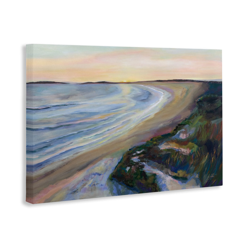 Morning Stroll Shore Canvas, design by Jeanette Vertentes, 16" H x 24" W