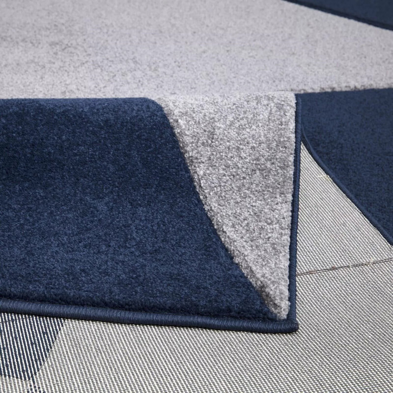 Weslyn Indoor Doormat, Navy