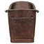 67" Hammered Copper Rectangle Bathtub With Towel Bars