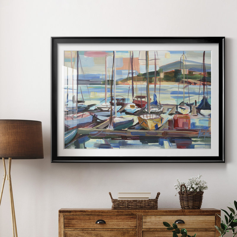 Leschi - impression, H 26,5 po x l 36,5 po x P 1,5 po, Cadre noir