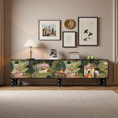 Meuble télé de style français médiéval