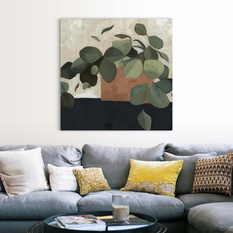 Jade Hoya II, art mural sur toile, Toile tendue, H 48 po x l 48 po
