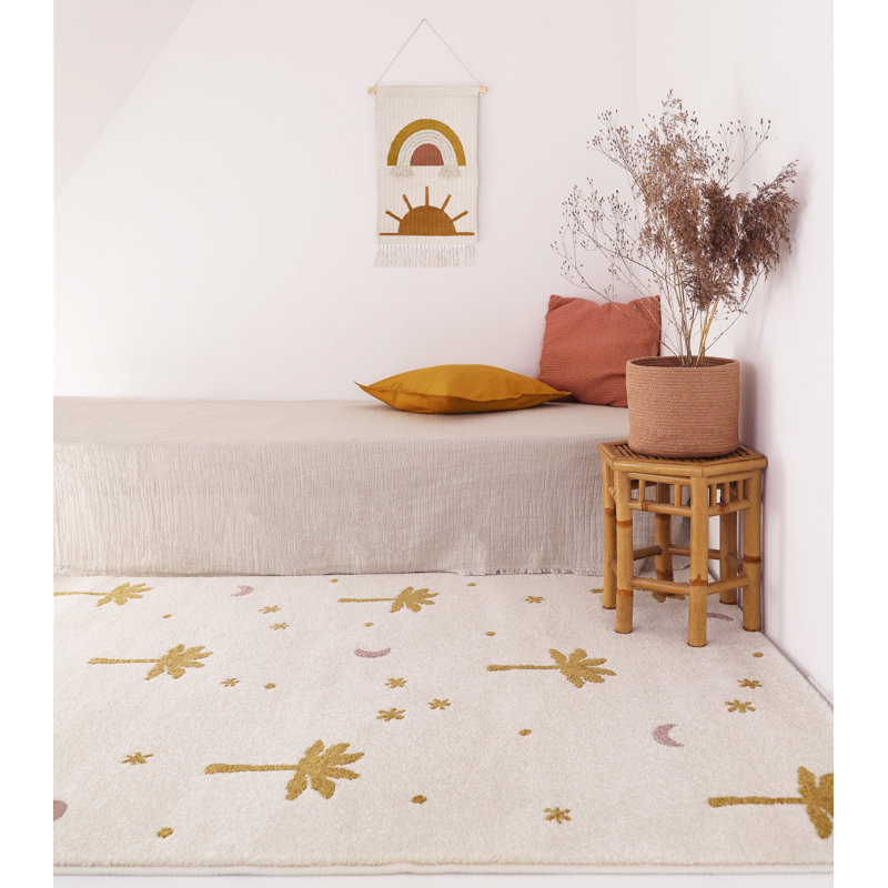 Cobos Tufted Beige/Orange Rug