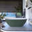 65“ Freestanding Soaking Solid Surface Bathtub-101942668