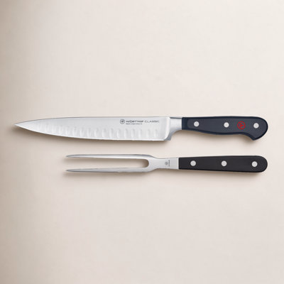WÜSTHOF German Classic Hollow Edge Carving Set
