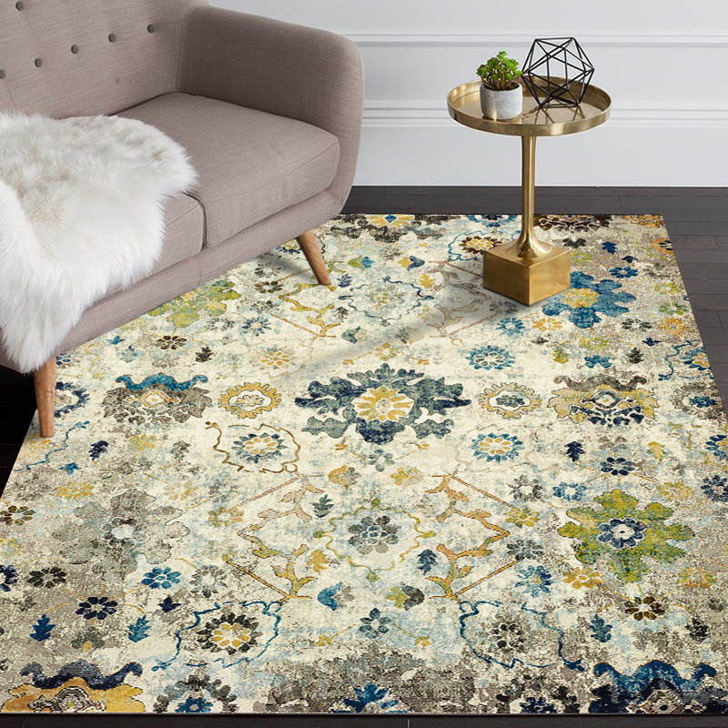 Chasteen Floral Indoor Rug, Rectangle 5' x 8'