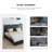 Full Size Bed，Cozy Platform Bed with Storage Drawers - A Blend of Comfort, Practicality and Chic Design ,No Box Spring Needed, Easy Assembly（Grey）-486570338-486570339