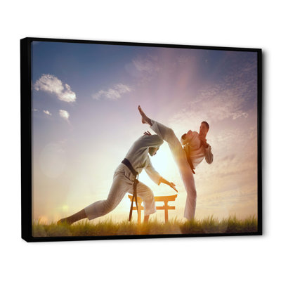 " Martial Arts Karate Fighters Outdoors "