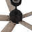 60" Large DC Motor Downrod Ceiling Fan without Light, Remote Control-2040324569