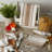 Cotton Stripe Waffle Tea Towel Kitchen Towel-383890081