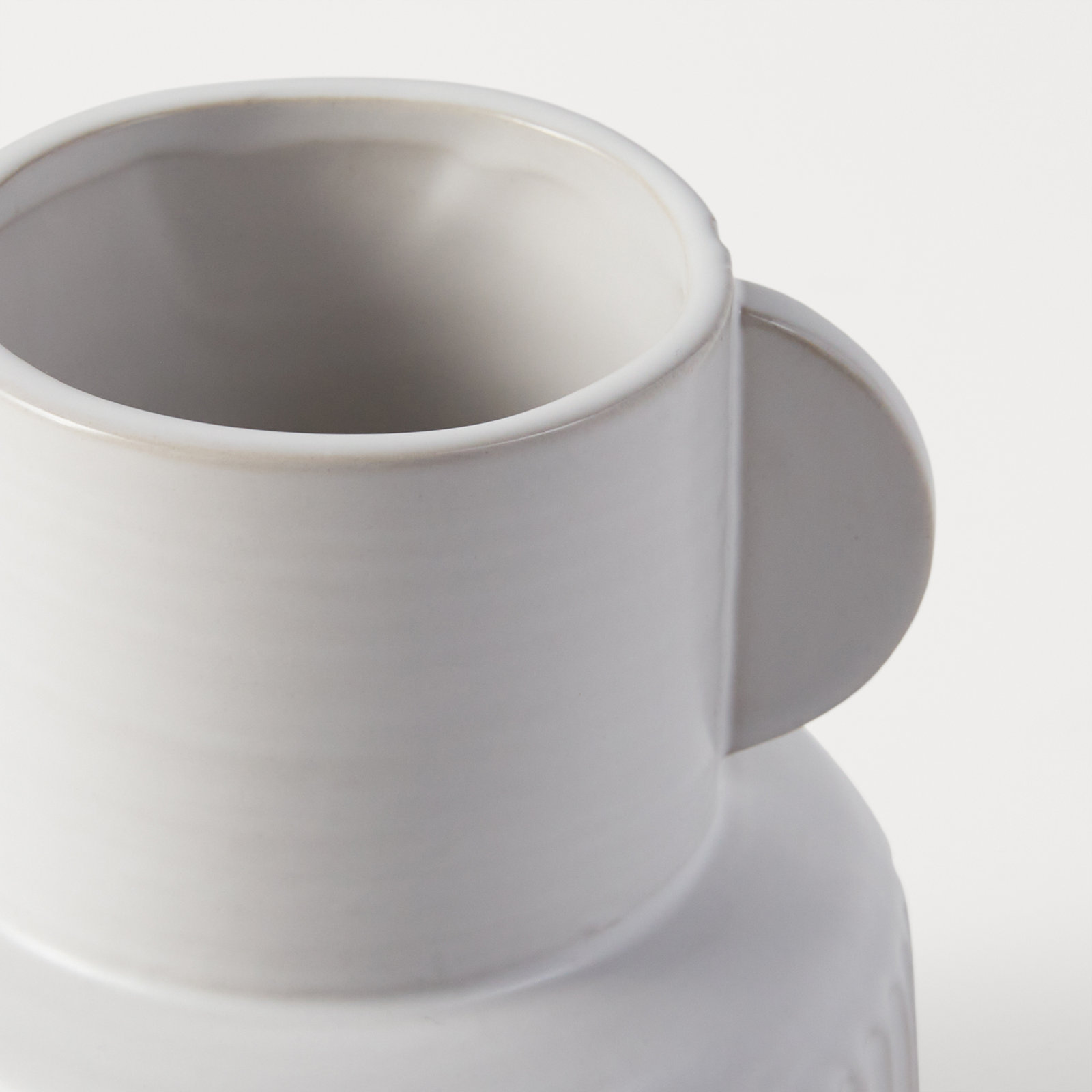Jorge Stoneware Table Vase, 6" H x 5" W x 5" D
