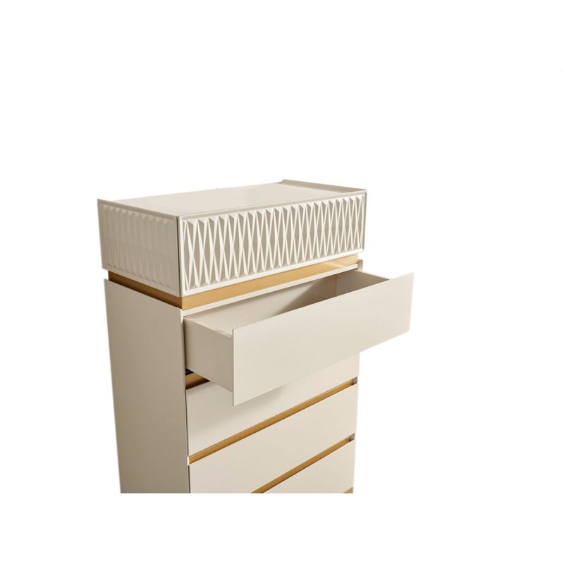 Commode 5 tiroirs Delfano