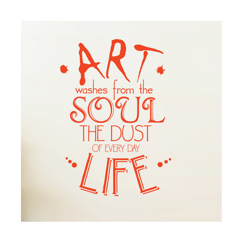Wall Decal, Large, Brown