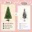 Arbre de Noël artificiel non éclairé 6 pi avec 490 pointes, branches en PVC vert classique pour la décoration intérieure