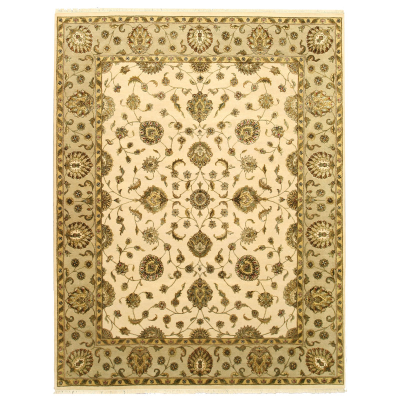 Andrus Multicolor Hand Knotted Wool & Silk 7'10" x 10'1" Area Rug