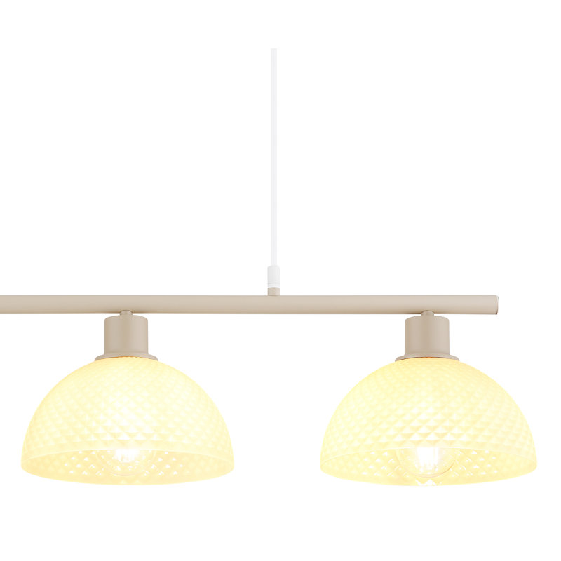 Tacia 3 - Light Geometric Pendant, Natural