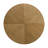 Round 54-inch Wood Dining Table Brown Oak