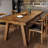 American-style rectangular solid wood dining table-1009525494