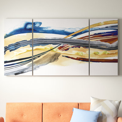 " Soundwaves II " 3 - Pieces