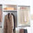  31.5 to 94.5in W White Modular Wall Mount Closet with Double Rods and 1 Shelf-141932471