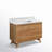 Saeko 48" Single Bathroom Vanity with Carrara Marble Top-1682020091