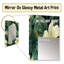 Amiera Monstera Elegance, motif tropical - miroir mural unique, botanique, floral-1010846453