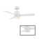 Axis 44'' Ceiling Fan with LED Lights