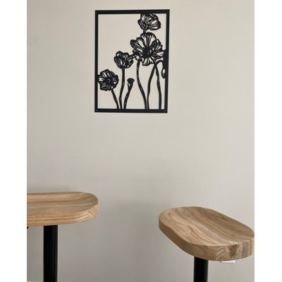 R4U Traditional Plants & Flowers Wall Decor on Metal