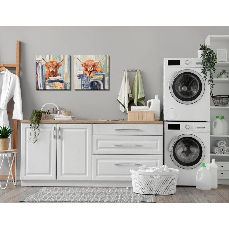More Laundry Canvas Wall Art Set