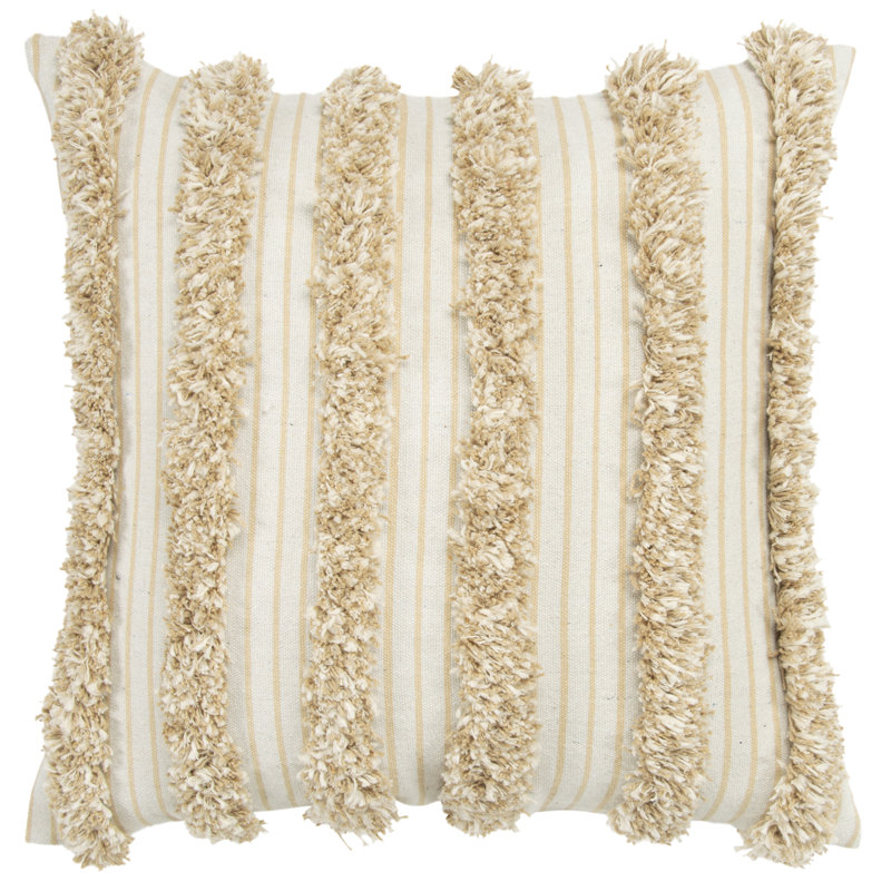 Housse et insert de coussin carré en coton