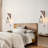 Plug in Wall Sconces Set of 2, Vintage Wood Wall Lamps