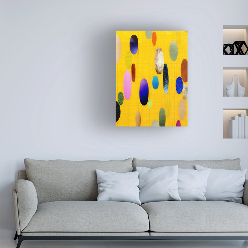 Art mural sur toile tendue - Rex Ray "Sprinkle", art mural pour salon, chambre à coucher ou bureau - 14 x 19