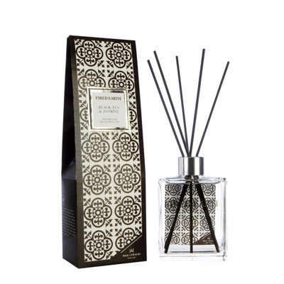Fired Earth Reed Diffuser Black Tea and Jasmine