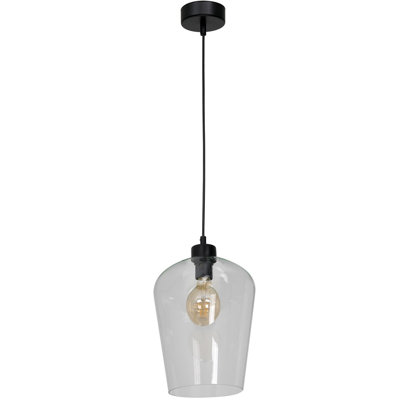 Staceville 1 - Light Black Bell Pendant