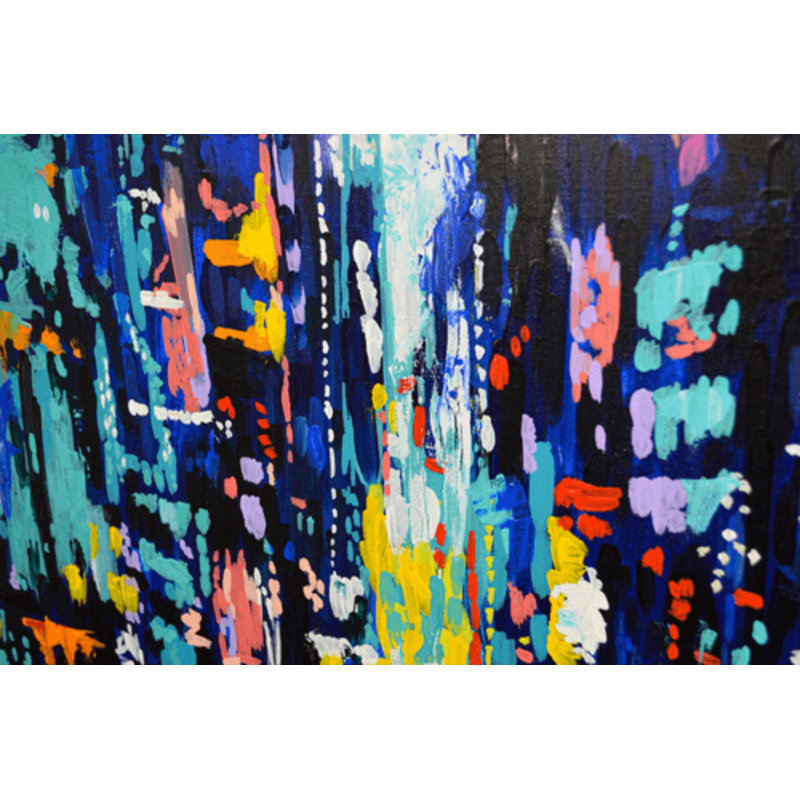 Cityscapes, 36" H x 24" W