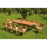 Atnas Outdoor 5 - Piece Teak Dining Set