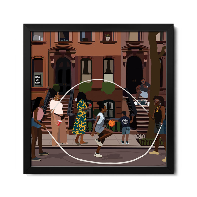 Juneteenth Premium Framed Poster by Artpce, 16" H x 16" W