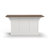 Expandable Farmhouse Craft Table With Storage Drawers, Wine Cubbies & Fold-Out Workspace For Sewing, Crafting, And Home Projects