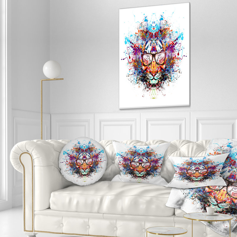 Coussin lombaire en coussins de couleur animal