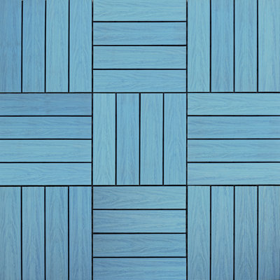 Carreau de terrasse à emboîtement en composite 12 "x 12" UltraShield Naturale