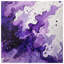 Purple Ink Splatter Quilted Bedspread All Sizes-126077760