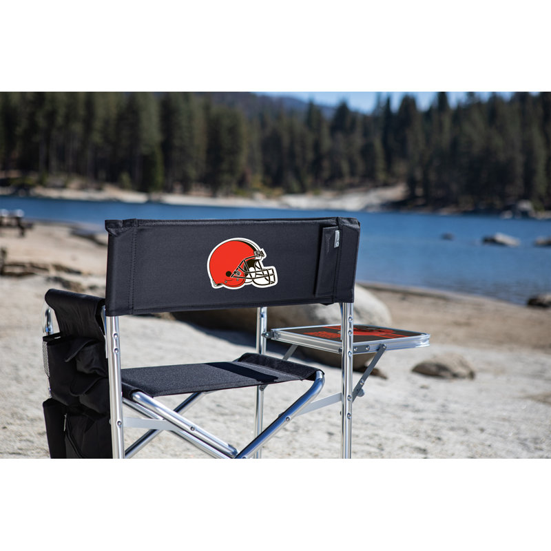 Folding Director Chair, Cleveland Browns, Black