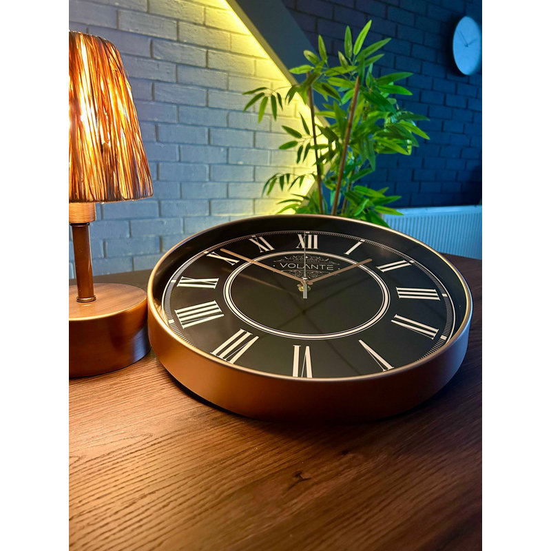 Horloge murale Kulreet, Small 11.79", Bronze
