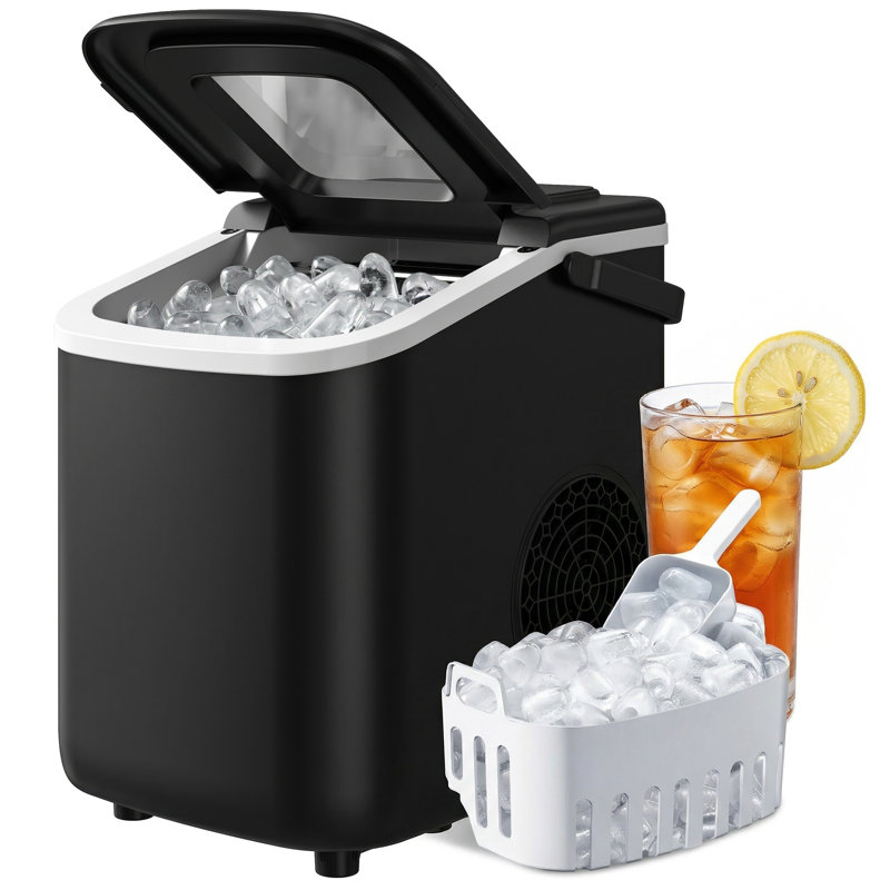HOMCOM 12 Lb. Daily Production Bullet Ice Portable Ice Maker