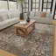 Tapis beige en polypropylène tissé à la main Raashid-1557298623