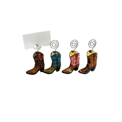 Ensemble de 4 porte-cartes Cowboy